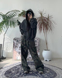 Days Camo Button Cotton Pants