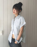 Sonnel Check Roll-Up Short Sleeve Shirt