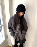 Nea Collar Pocket Rib Knit Cardigan
