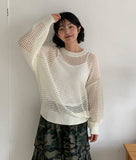 Migin Summer See-through Net Knit