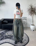 Rataep Wide Balloon Denim Pants