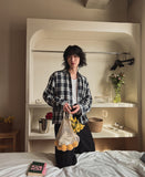 Country crop check shirt
