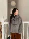 Ferrar Duffle Collar Fur Jacket