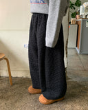 Deteam Banding Flower Quilted Balloon Pants