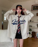 Baseball Stripe Overfit Shirt