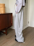 Shuve Pintuck Two-Way Pile Long Wide Jogger Pants