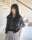 Arden Leather Vest Padded Vest