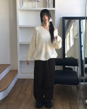 Xion Dot Dot Dot Corduroy Corduroy Corduroy Wide Track Pants