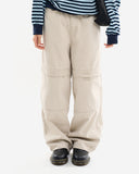 Knee pocket pigment cotton pants