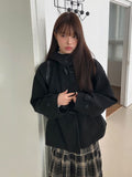 Huen High Neck Duffle Over Wool Hood Midi Coat