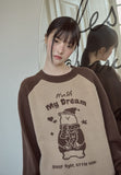 Hush Bear Raglan Pullover Knit
