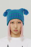 STRIPE SQUARE BEANIE