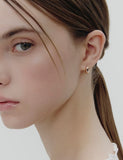 Truvion Silver One-Touch Earrings S