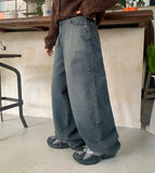 Keynes Washing Denim Wide Pants