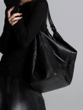 Leather Patterned Big Tote Bag