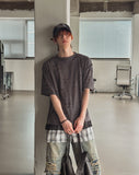 Triple Damage Layered Short Sleeve T-shirt