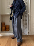 Hounds three-tuck wide slacks