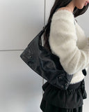 Mend Motor Leather Square Shoulder Bag