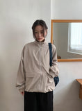 [unisex] PQ Check Collar Windbreaker Jumper