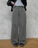 Rixer Khaki Bijo Long Wide Pants