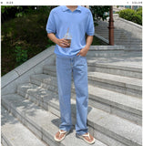 From Straight Denim Pants