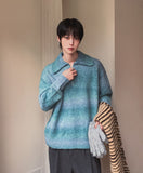 Bay Gradient Half Zip-Up Knit