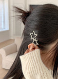 Kili cubic silver star hair pin