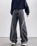 Saint Black Curve Wide Denim