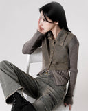 Deep fabric coloring knit