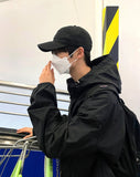 Summer barfice side banding wind hood jacket