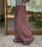 [unisex] Koent Key Ring Banding Sweat Balloon Wide Pants