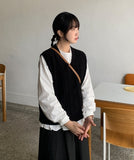 Seran Cable Knit Vest