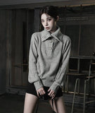 High Neck Goat Knit