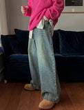 Dilly Washing Balloon Denim Pants