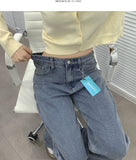 Banding Span Loose Bootcut Fit Denim Pants