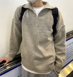 Koi half zip-up knit