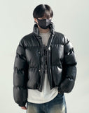 High Neck Leather Crop Padding
