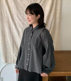 Naita Crop Check Shirt