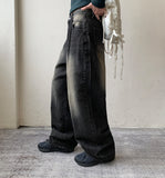 Stott washed black denim pants