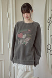 Bunny Bunny Raglan Pigment Sweatshirt