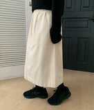 Yocott Color Banding Long Skirt