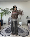Lowwood Dirty Washed Balloon Denim Pants
