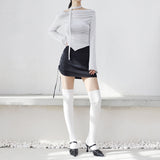 Le L String Shirring Skirt