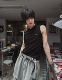 [LANARCH] Slim Hood Sleeveless