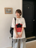 Knitly Embroidered Tomato Short Sleeve Tee