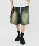 Washed Work Carpenter Shorts