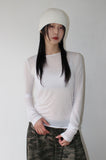 BLAND TENCEL SLEEVE T