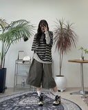 Delif cut bermuda pants