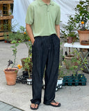 Viscose Collar Short Sleeve Knit