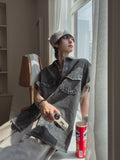 Pina Cool Denim Half Shirt